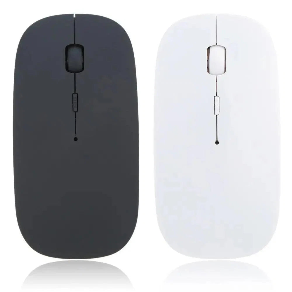 Wireless optical mouse set, black and white