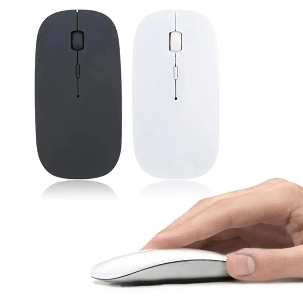 Wireless optical mouse set, black and white