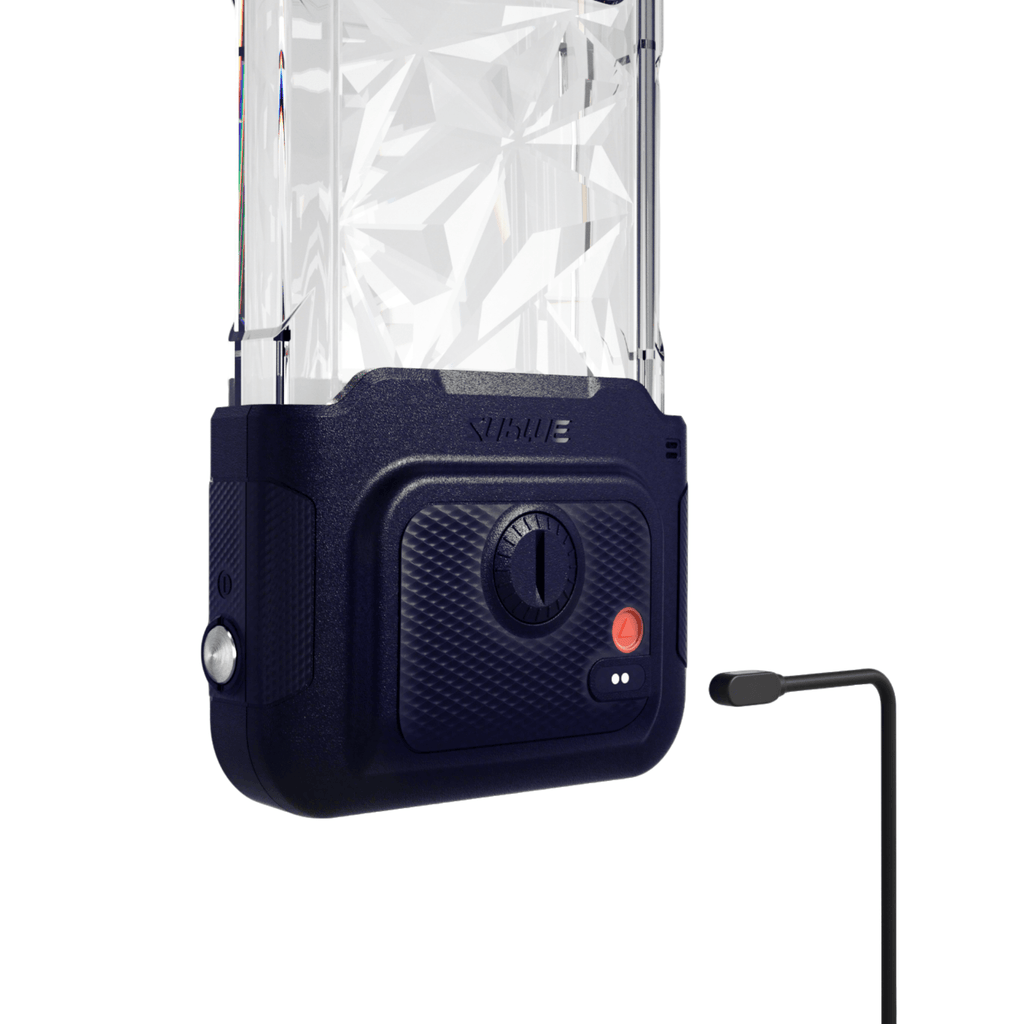 Waterproof phone case with textured grip panel, camera cutout, and orange indicator icons