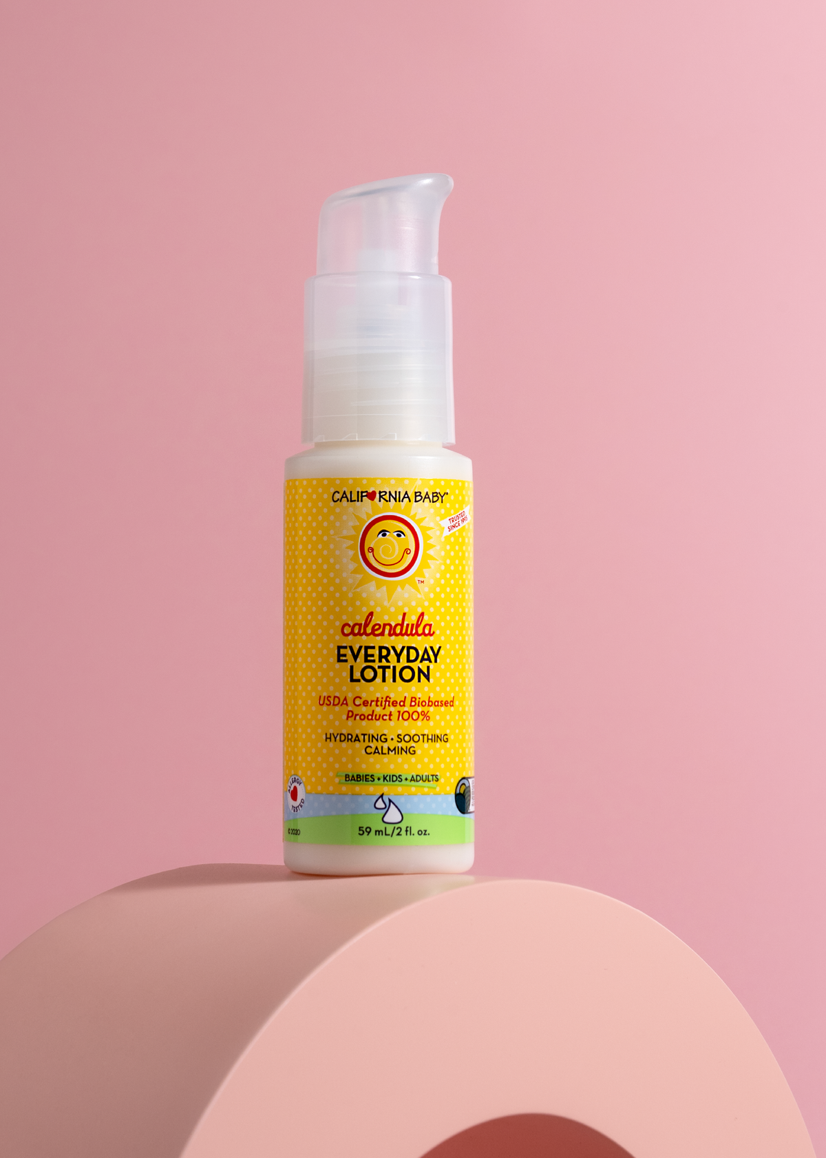 California Baby Everyday lotion bottle with pump