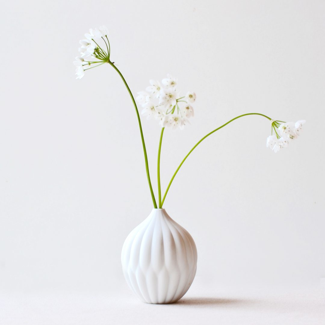 Petite Textured Porcelain Vase