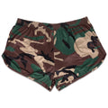 Camouflage ranger panties with elastic waistband and drawstring, short boxer style.