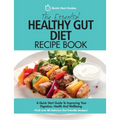 Healthy Gut Diet Recipe Book paperback with turquoise cover and bold title lettering