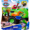 Rocky Rescue Wheels recycle truck with green-and-orange vehicle and character figure